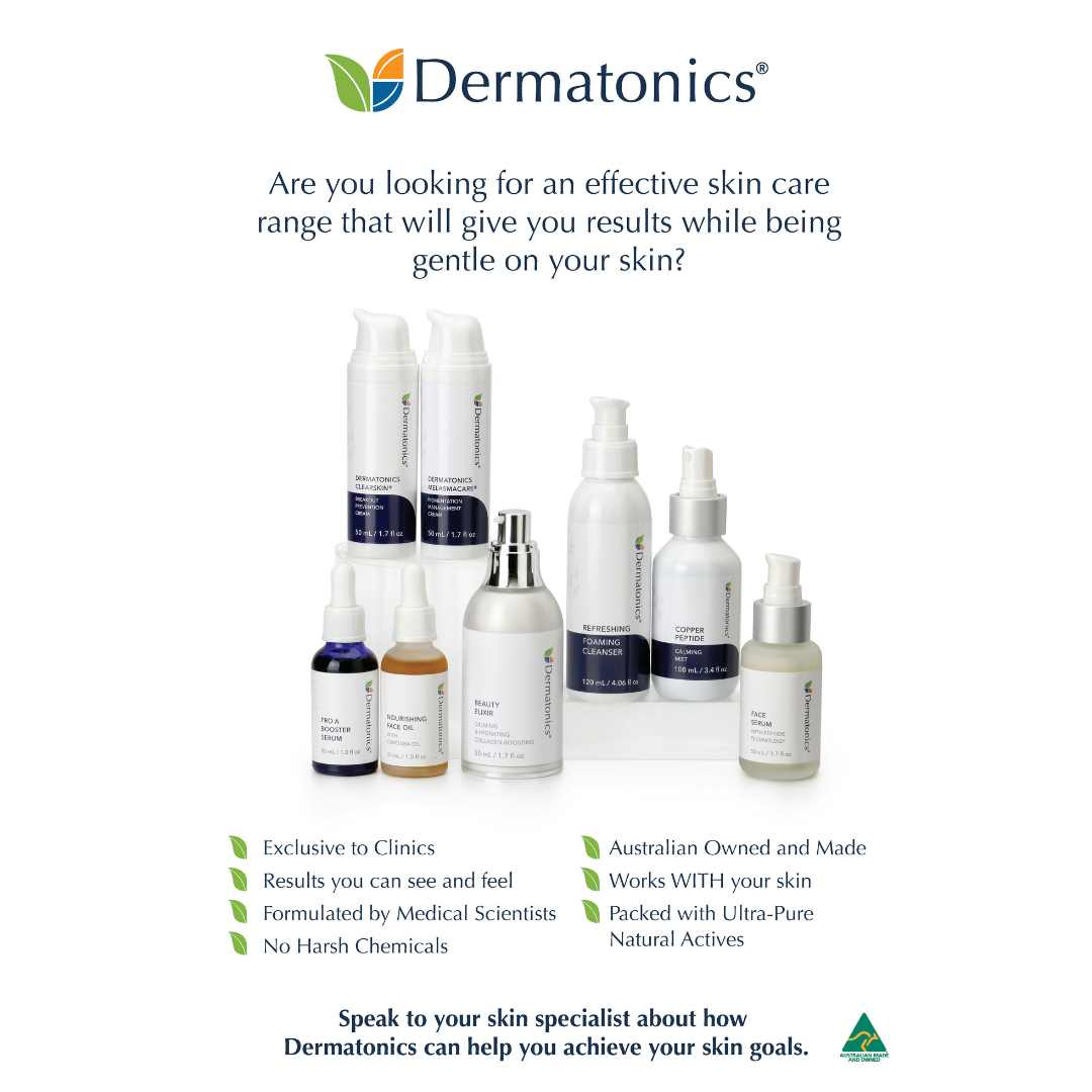 Dermatonics A2 White Clinic Poster