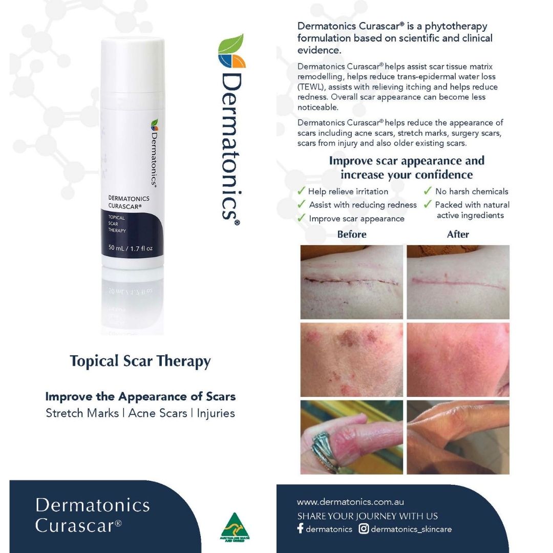 Dermatonics Curascar DL Flyer